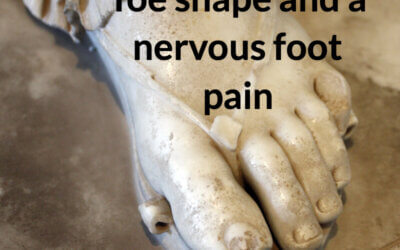 Toe shape causing a nerve pain
