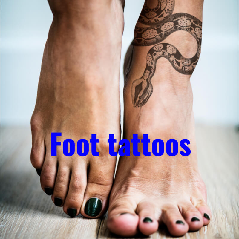 Beautiful Girls Foot Tattoos - TutorialChip
